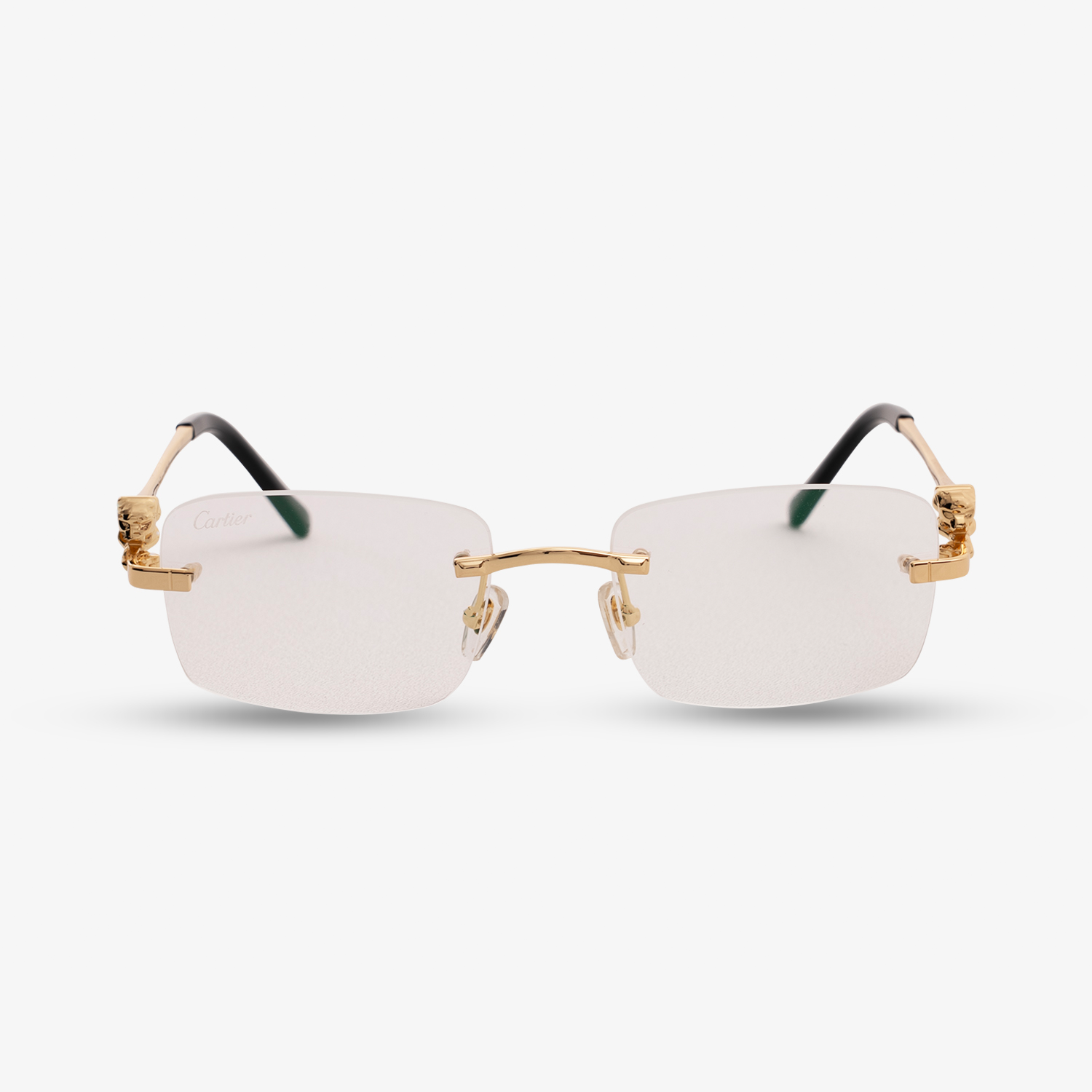Cartier Panthere frame Clear Lens Glasses